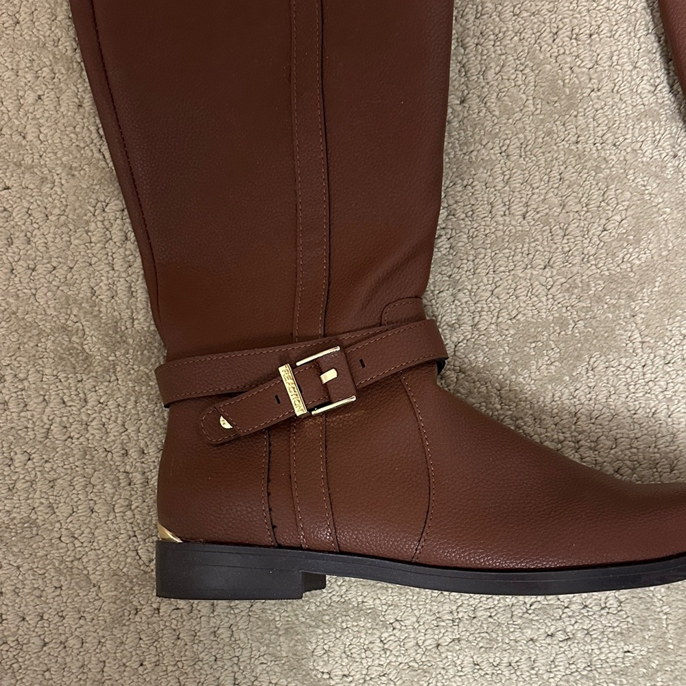 Reaction Kenneth Cole Brown  Knee high Boots new! - Picture 3 of 3